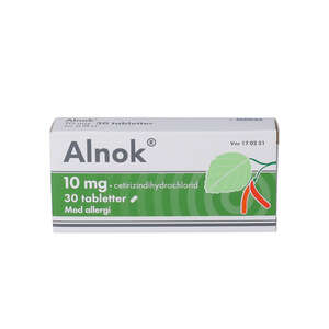 Alnok 10 mg 30 stk