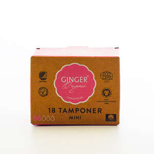 GingerOrganic Tamponer mini (18 stk)