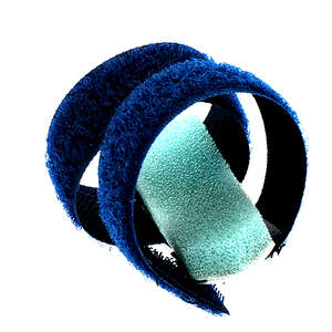Karstam Fingerskinne Velcro (M-blå)