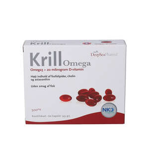 KrillOmega + D-vitamin Kapsler